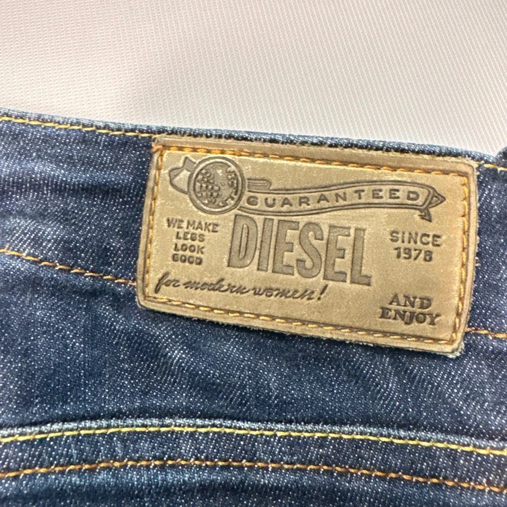 Y2K Diesel Grupee Super Slim Skinny Jeans Womens Dark Wash 0881K Stretch Denim‎